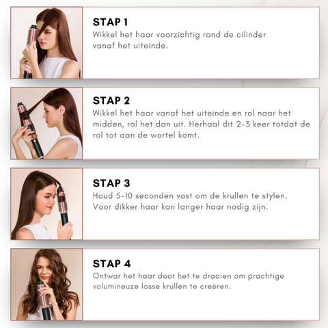 Nysah 3in 1Thermal Brush Keramische Warmteborstel.