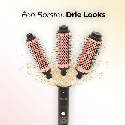 Nysah 3in 1Thermal Brush Keramische Warmteborstel.