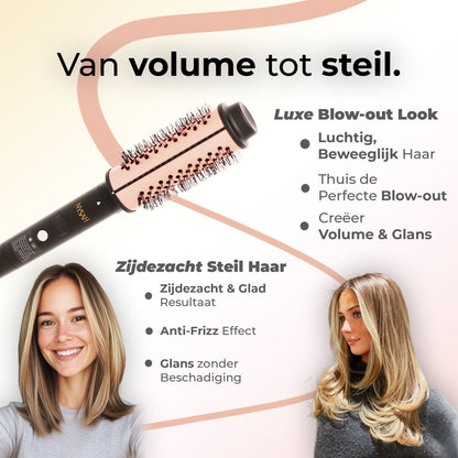 Nysah 3in 1Thermal Brush Keramische Warmteborstel.